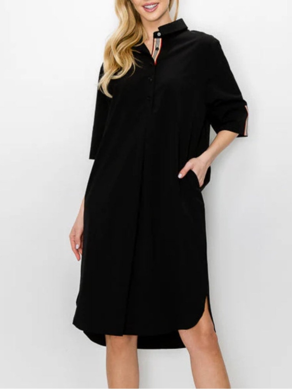 Joh Wendi Woven Tunic Shirt Dress
